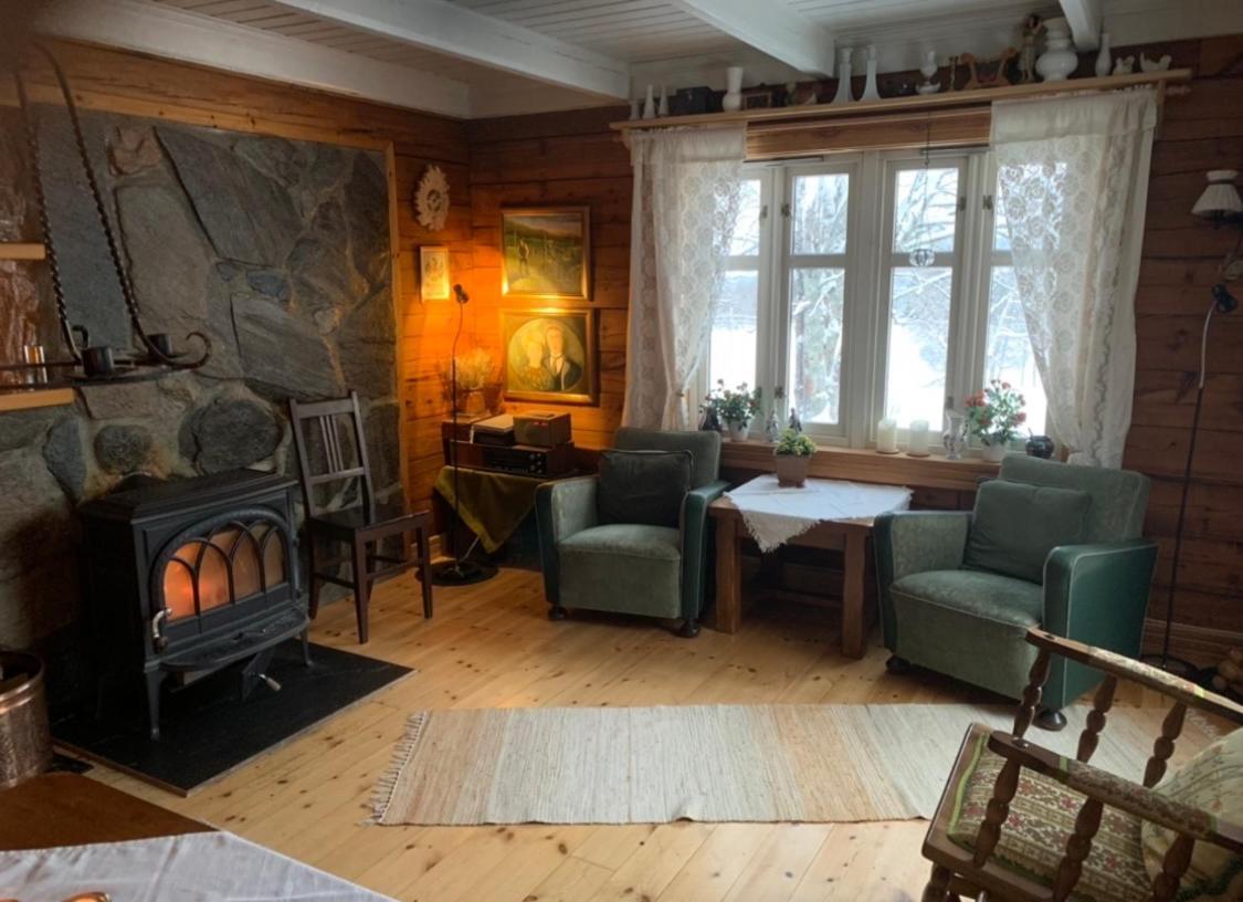 100 Years Old Norwegian Log House In Tromso 빌라 외부 사진